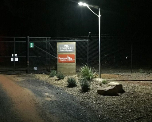A solar light at taronga zoo dubbo