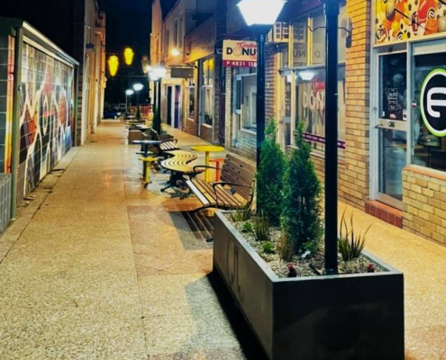 solar street lantern laneway lighting