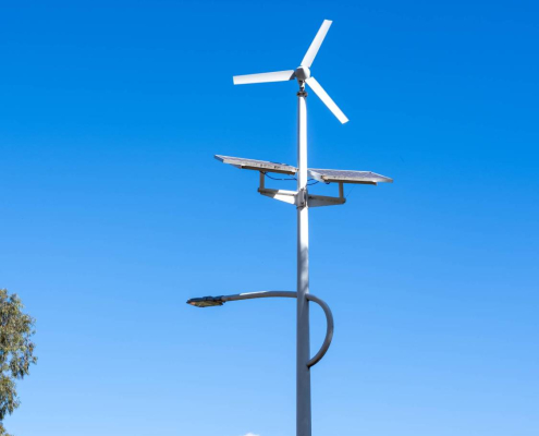 hybrid wind solar light