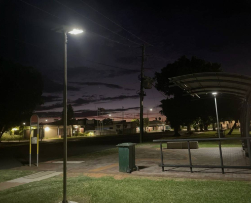 solar park lighting