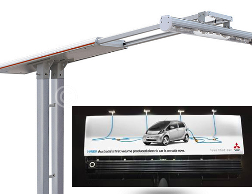 solar billboard light