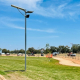 Solar street lights at Utes In The Paddock