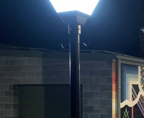 a solar coach light