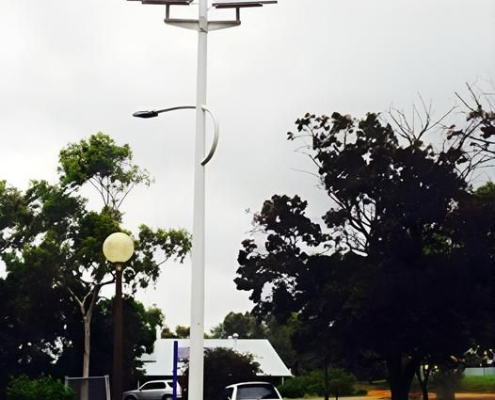 a wind solar light in lachlan shire council
