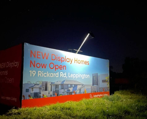 solar billboard light