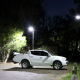 Solar lighting at a rest stop