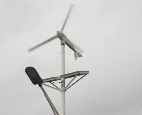 hybrid-wind-solar-light a hybrid wind and solar light in action